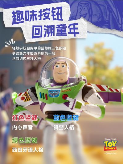 玩具总动员 巴斯光年 遥控可动机器人