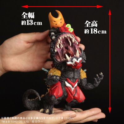 Q版拟真 新世纪福音战士2号机 凶兽哥斯拉模式