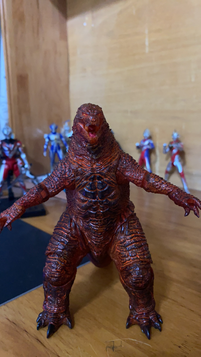 极致超值系列 哥斯拉2：怪兽之王 红莲哥斯拉 战斗