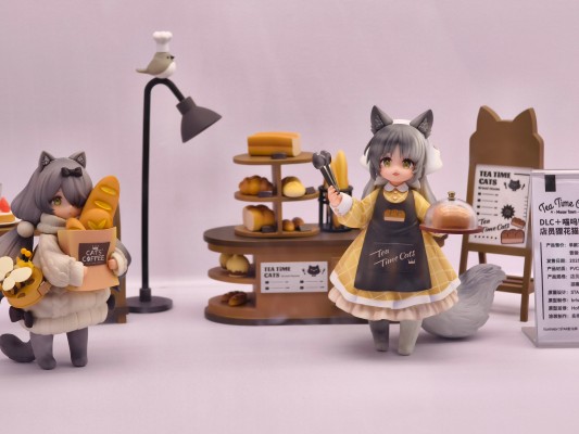 茶会猫系列 喵呜镇 面包店 顾客英短猫