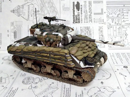TS-043 美国 M4A3（76）W“谢尔曼”中型坦克