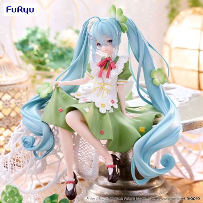 初音未来 压泡面人偶 花仙子系列—幸运草仙子—