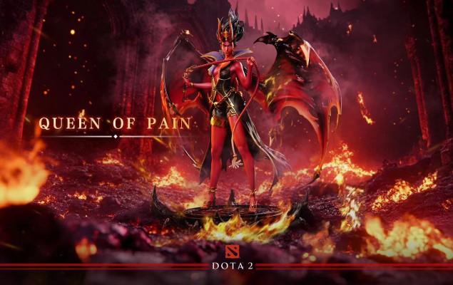 DOTA2 痛苦女王 魔廷新尊（红色）