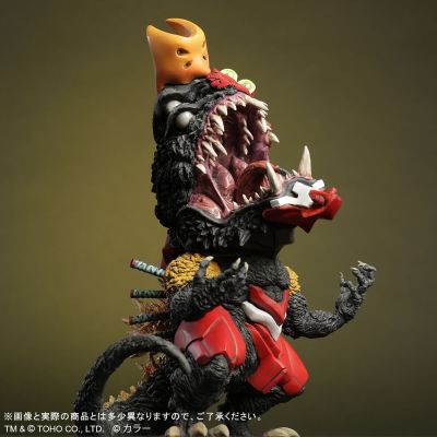 Q版拟真 新世纪福音战士2号机 凶兽哥斯拉模式