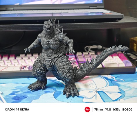 S.H.MonsterArts 哥斯拉（2023）黑白配色