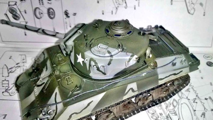 TS-043 美国 M4A3（76）W“谢尔曼”中型坦克