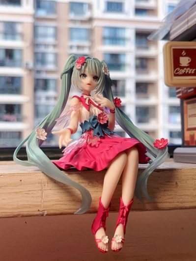 初音未来 压泡面人偶 花仙子系列—波斯菊仙子—
