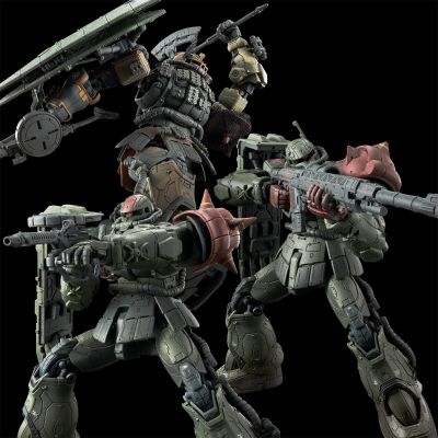 HG 1/144 扎古Ⅱ F型 小胖机&凯尔机 + 无认证型扎古Ⅱ索拉里机重现配件包（复仇的安魂曲）（暂译）