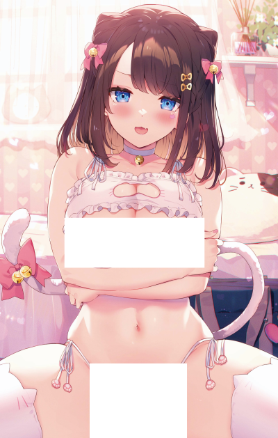 蝴蝶发夹少女（猫りん堂插画）