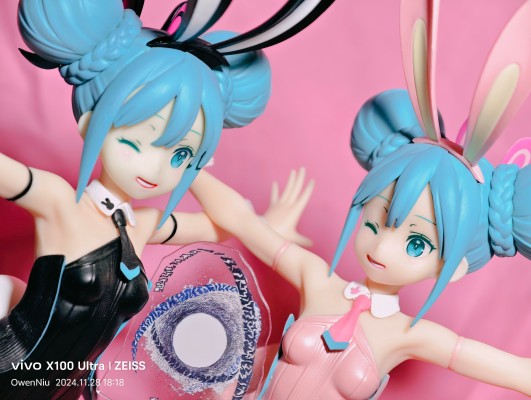 初音未来系列 BiCute Bunnies玩具人偶 -初音未来  粉色珠光眨眼款-