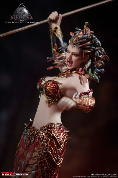 美杜莎 蛇尾款 红色