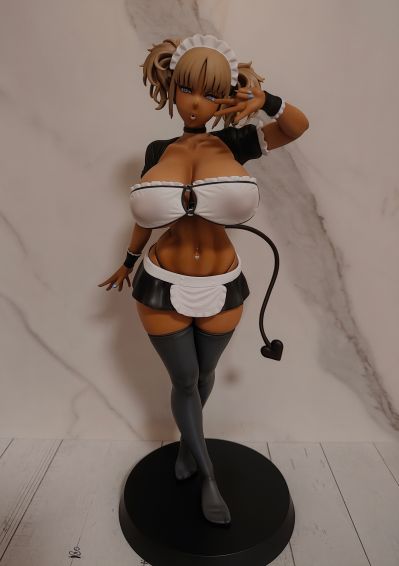 黑色辣妹女仆淫魔要吃掉主人了 可可亚