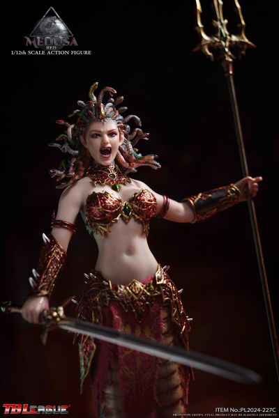 美杜莎 蛇尾款 红色