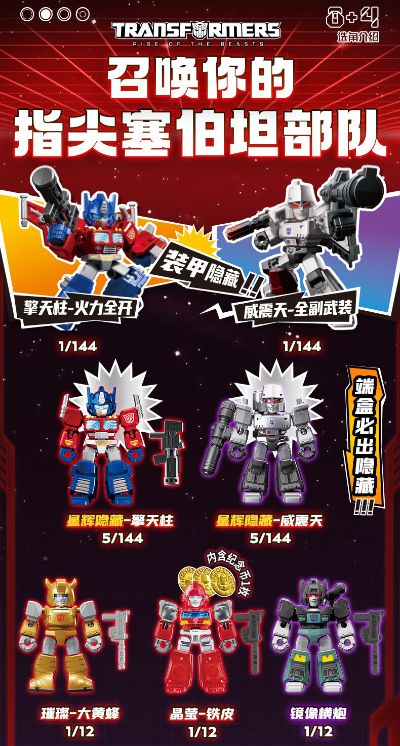 变形金刚布鲁可积木人 星辰版第1弹：星辰交辉