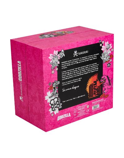 tokidoki x 哥斯拉 9英寸软胶（粉色）