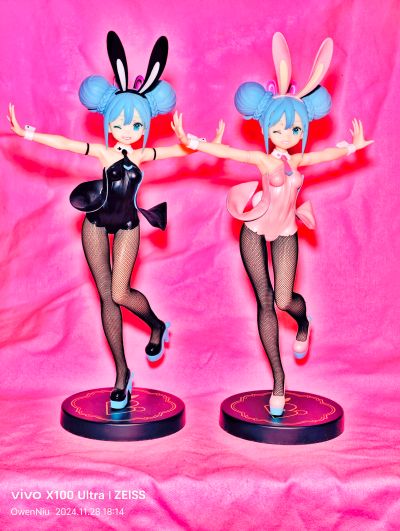 初音未来系列 BiCute Bunnies玩具人偶 -初音未来  粉色珠光眨眼款-