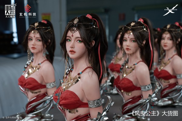 全硅胶半身艺术像《鬼刀》风曳公主
