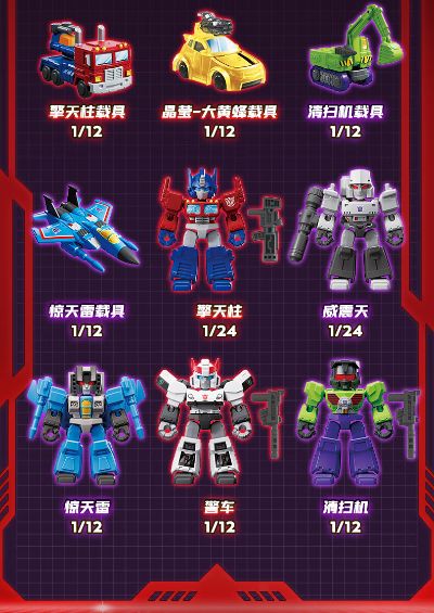 变形金刚布鲁可积木人 星辰版第1弹：星辰交辉