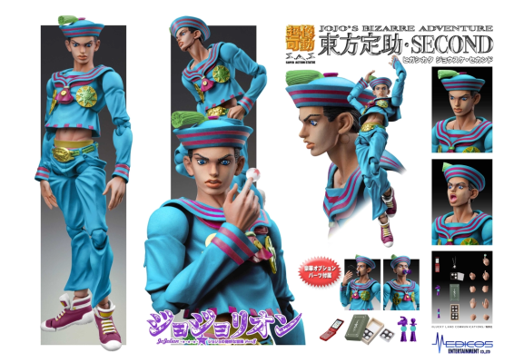 超像可动 JOJO的奇妙冒险 乔乔福音 东方定助 第二种配色