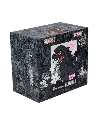 tokidoki x 哥斯拉 9英寸软胶（黑色）