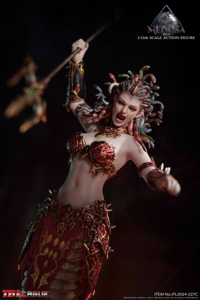 美杜莎 蛇尾款 红色