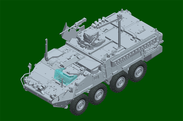 编号:07424 1/35 装甲车辆系列 美军M1131斯崔克火力支援车