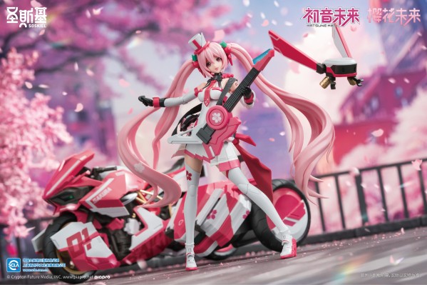 初音未来系列拼装模型 樱花未来-粉色音爆