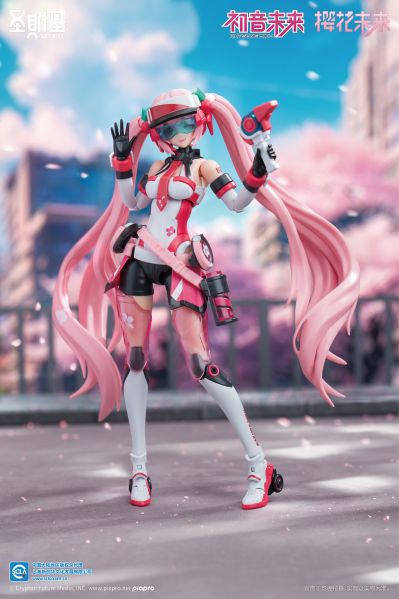 初音未来系列拼装模型 樱花未来-粉色音爆