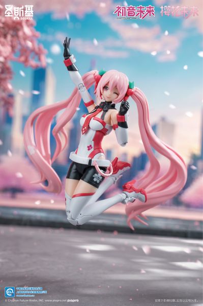 初音未来系列拼装模型 樱花未来-粉色音爆