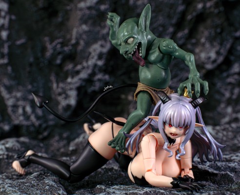 HENTAI ACTION 魅魔女王VS杂鱼哥布林 魅魔女王 莉兹贝特