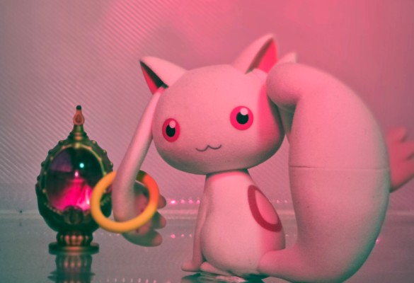 软萌 魔法少女小圆 剧场版 [新篇] 叛逆的物语 丘比与零食魔女 A款 丘比