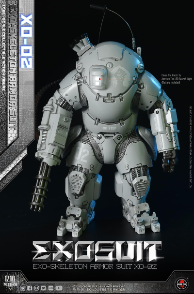SSE002 1/18 EXO 外骨骼装甲服XO-02 可动收藏人偶