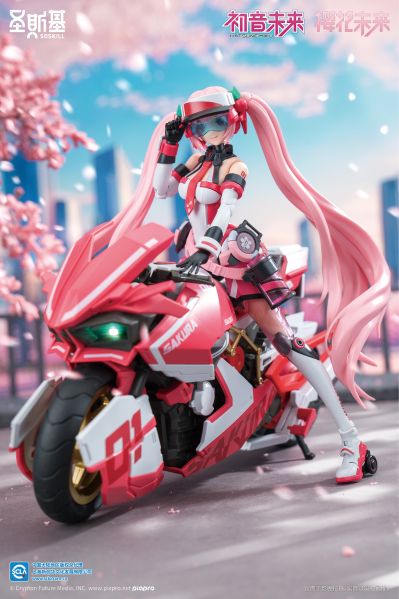 初音未来系列拼装模型 樱花未来-粉色音爆