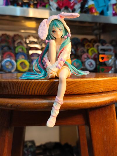 初音未来 压泡面人偶-兔耳睡衣-