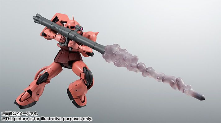 ROBOT魂＜机动战士系列＞ MS-06S 夏亚专用扎古 剧中版
