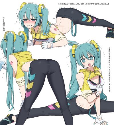 转轮科技系列 惊奇山口 初音未来 健身拳击