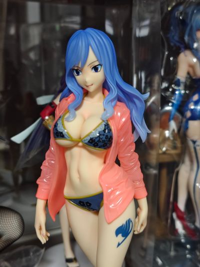 妖精的尾巴 朱毕安·罗克丝 Gravure Style 黑色比基尼 透明湿衬衫SP