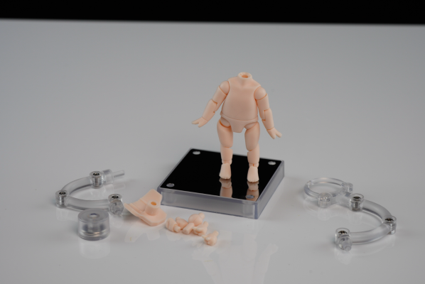 粘土娃 素体 1.1 小孩 （奶油色）