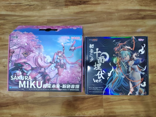 初音未来系列拼装模型 樱花未来-粉色音爆