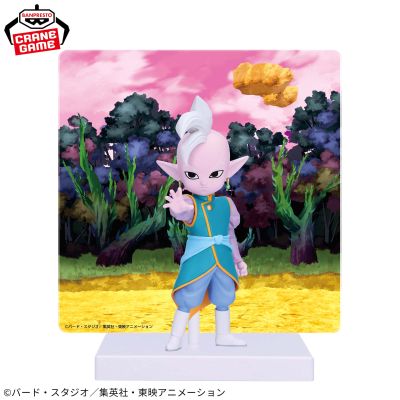 龙珠大魔 小界王神 附带背景板的珍藏人偶