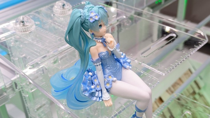 初音未来 压泡面人偶 花仙子系列ー粉蝶花仙子 浅蓝色款ー