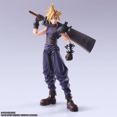 最终幻想7 BRING ARTS 克劳德·斯特莱夫 破甲大剑版