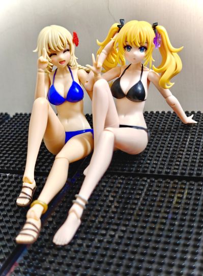 创彩少女庭园 佐伯利兹 泳装 发型变换版