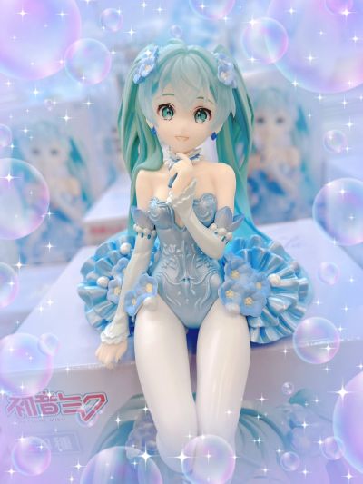 初音未来 压泡面人偶 花仙子系列ー粉蝶花仙子 浅蓝色款ー