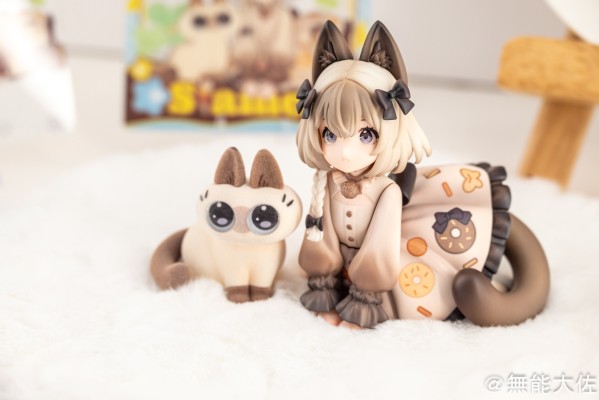 茶会猫系列 暹罗猫 小豆泥