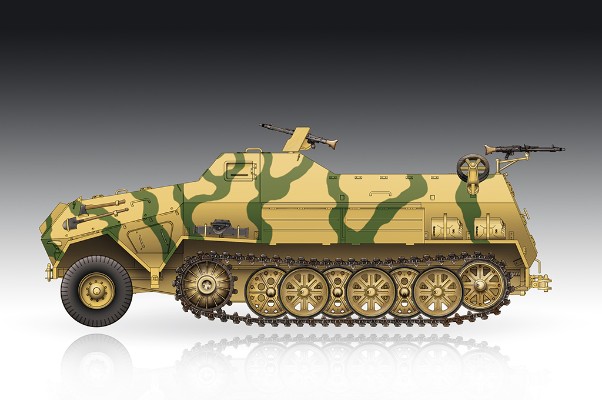 编号:07404 1/72 装甲车辆系列 德国12吨DB10牵引车(装甲型)