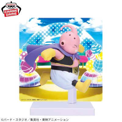 龙珠大魔 小魔人布欧 附带背景板的珍藏人偶