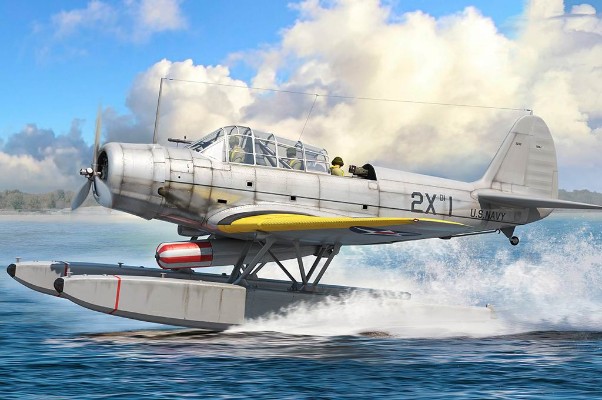 编号:81784 1/48 军用飞机系列 美国TBD-1A“蹂躏者”水上鱼雷攻击机