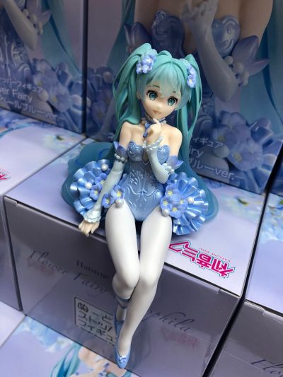 初音未来 压泡面人偶 花仙子系列ー粉蝶花仙子 浅蓝色款ー