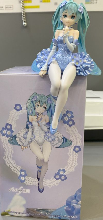 初音未来 压泡面人偶 花仙子系列ー粉蝶花仙子 浅蓝色款ー